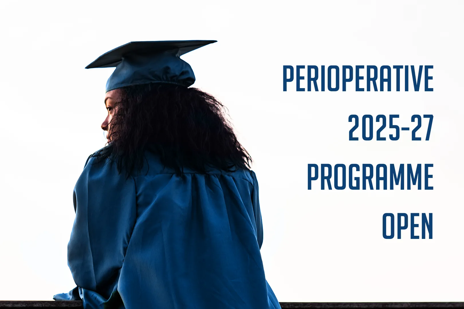 Image of student and text that says PoMM programme open